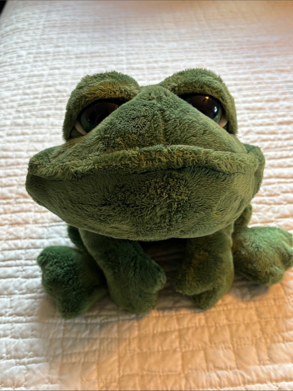 Russ Green Plush Frog